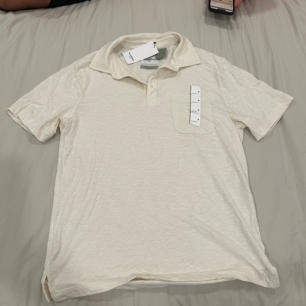 Goodfellow & Co Men's Off-White Polo Shirt